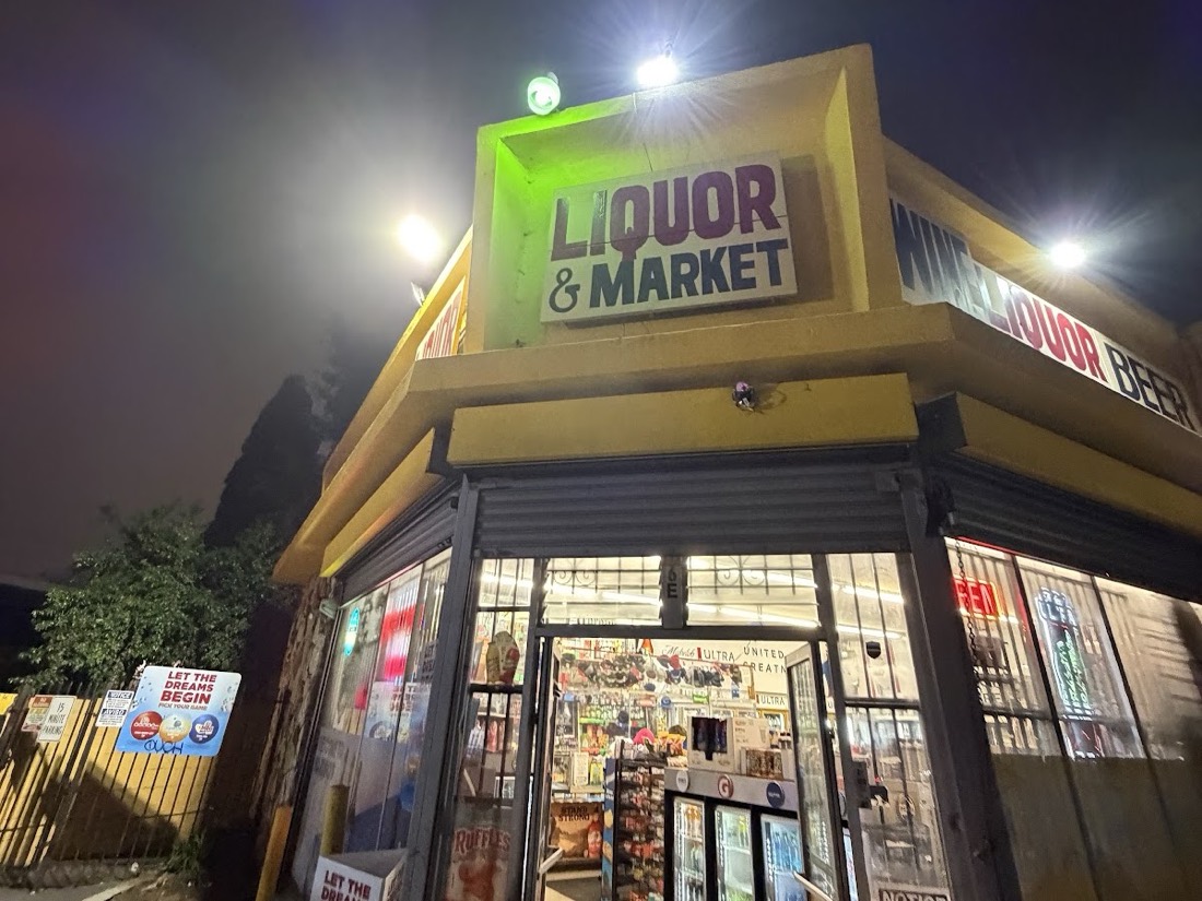 Martino's Liquor storefront at 706 E Manchester Blvd, Inglewood, CA 90301