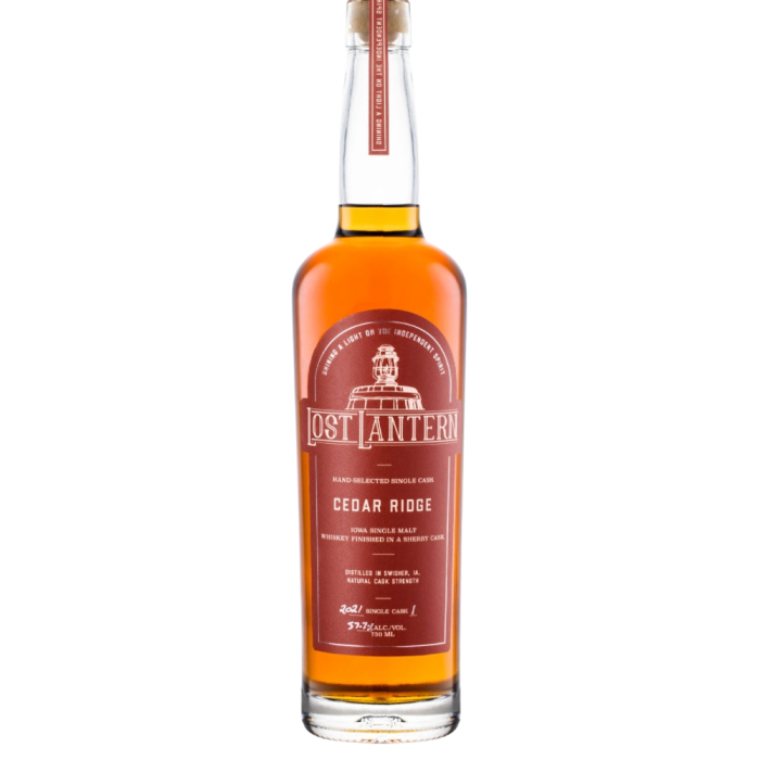 2021 Single Cask #1: Cedar Ridge Iowa Single Malt Whiskey Finished In A Sherry Cask