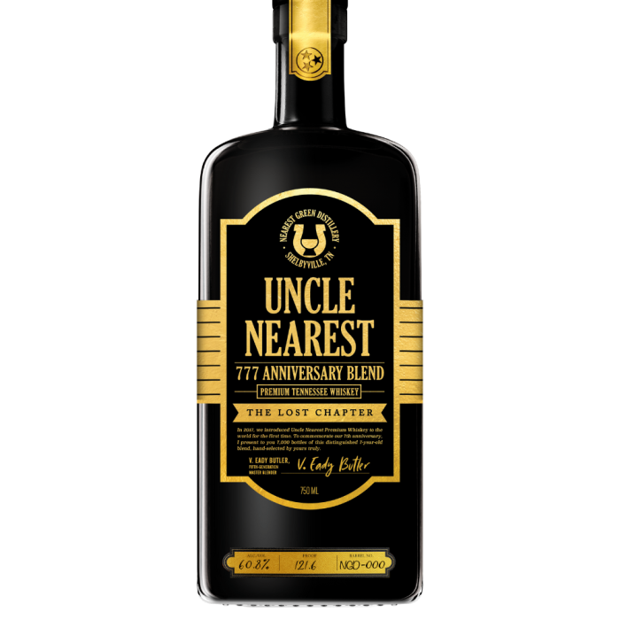 Uncle Nearest 777 Anniversary Blend Whiskey