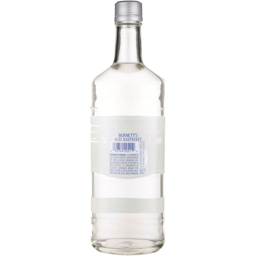 Burnett'S Blue Raspberry Flavored Vodka - Image 2