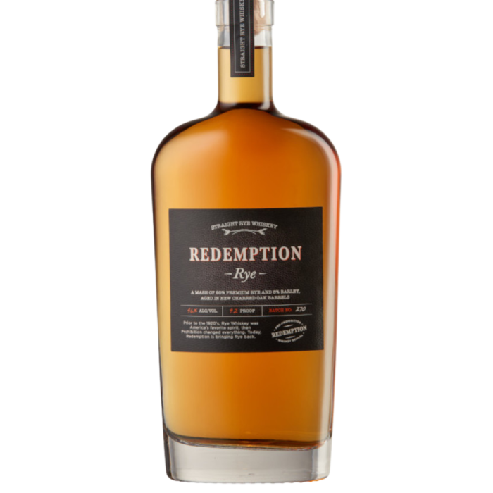 Redemption Rye Whiskey